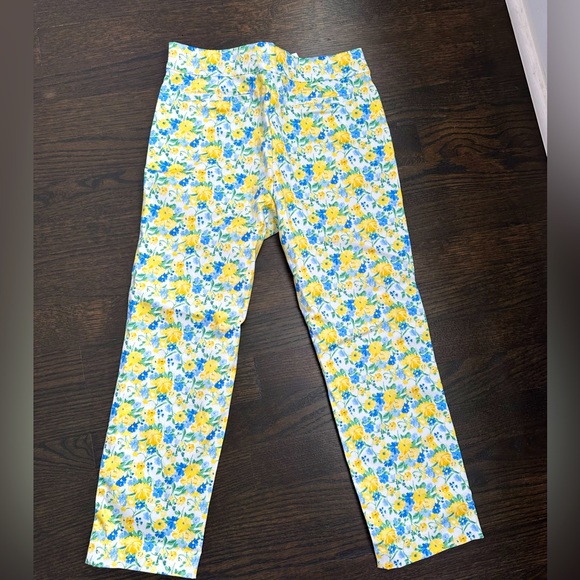 Janie and Jack Floral Sateen Pant - Picture 1 of 4